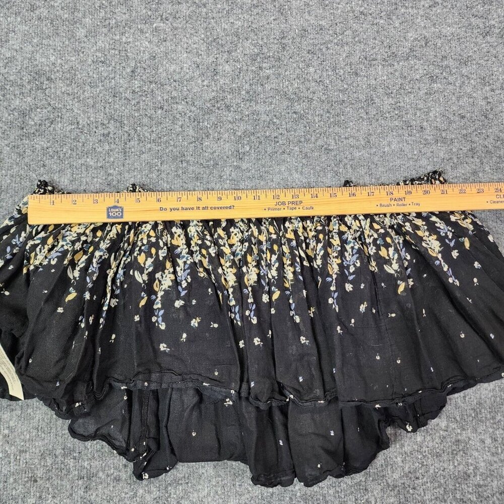 Intimately Free People Instant Crush Black Floral‎ Cami Tank Crop Boho Top Small - Picture 13 of 14